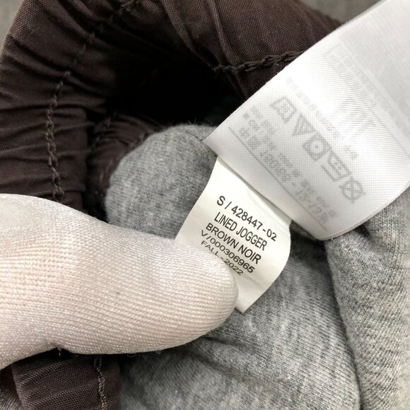 Gap Boys XL (12) Lined Cargo Jogger Pants Brown Cotton Fall Winter Pull On - Picture 9 of 9